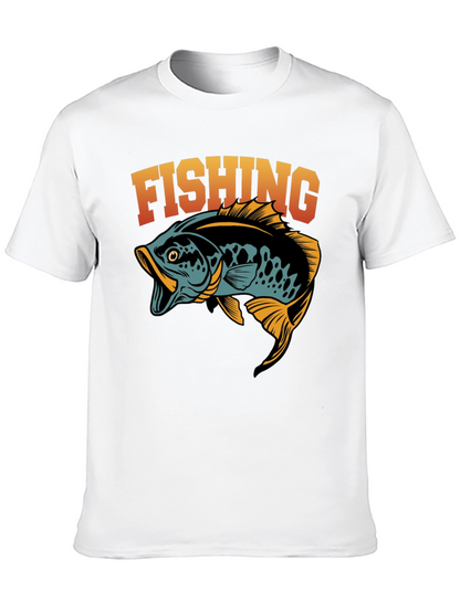 Fishing Graphic T-Shirt - Stylish Angler Tee