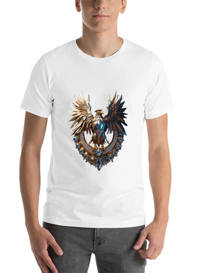 Gleaming Eagle Graphic Tee - Statement Fashion