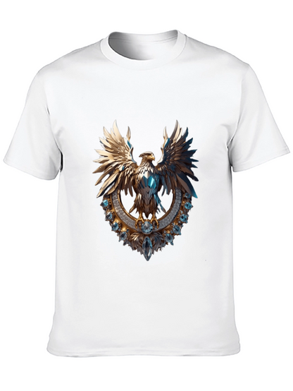 Gleaming Eagle Graphic Tee - Statement Fashion