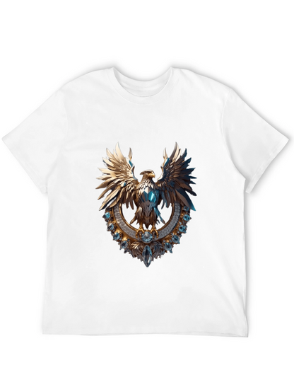 Gleaming Eagle Graphic Tee - Statement Fashion