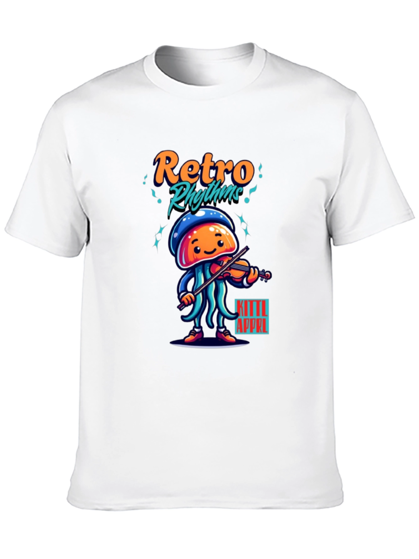 Retro Rhythms Jellyfish Musician Tee