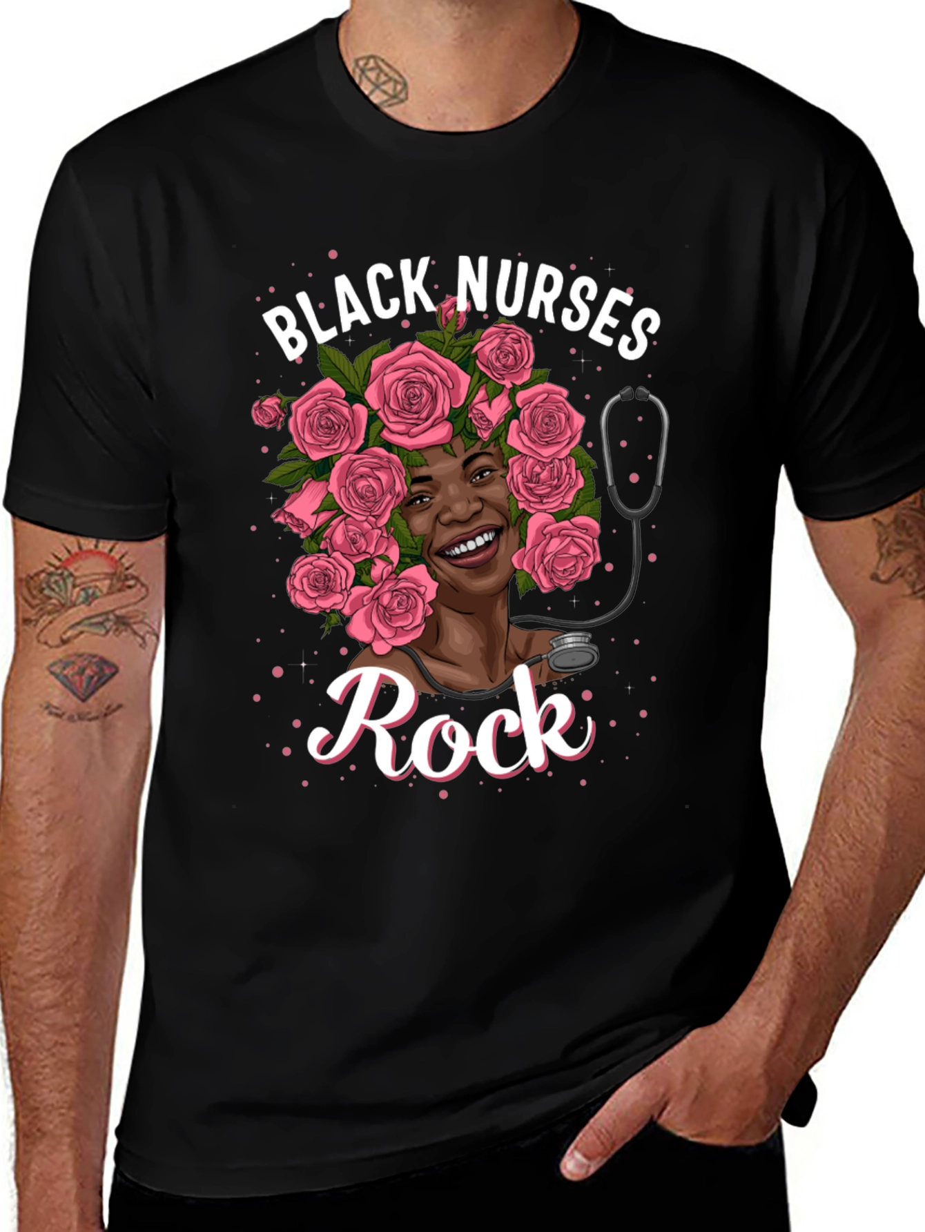 Black Nurses Rock T-Shirt