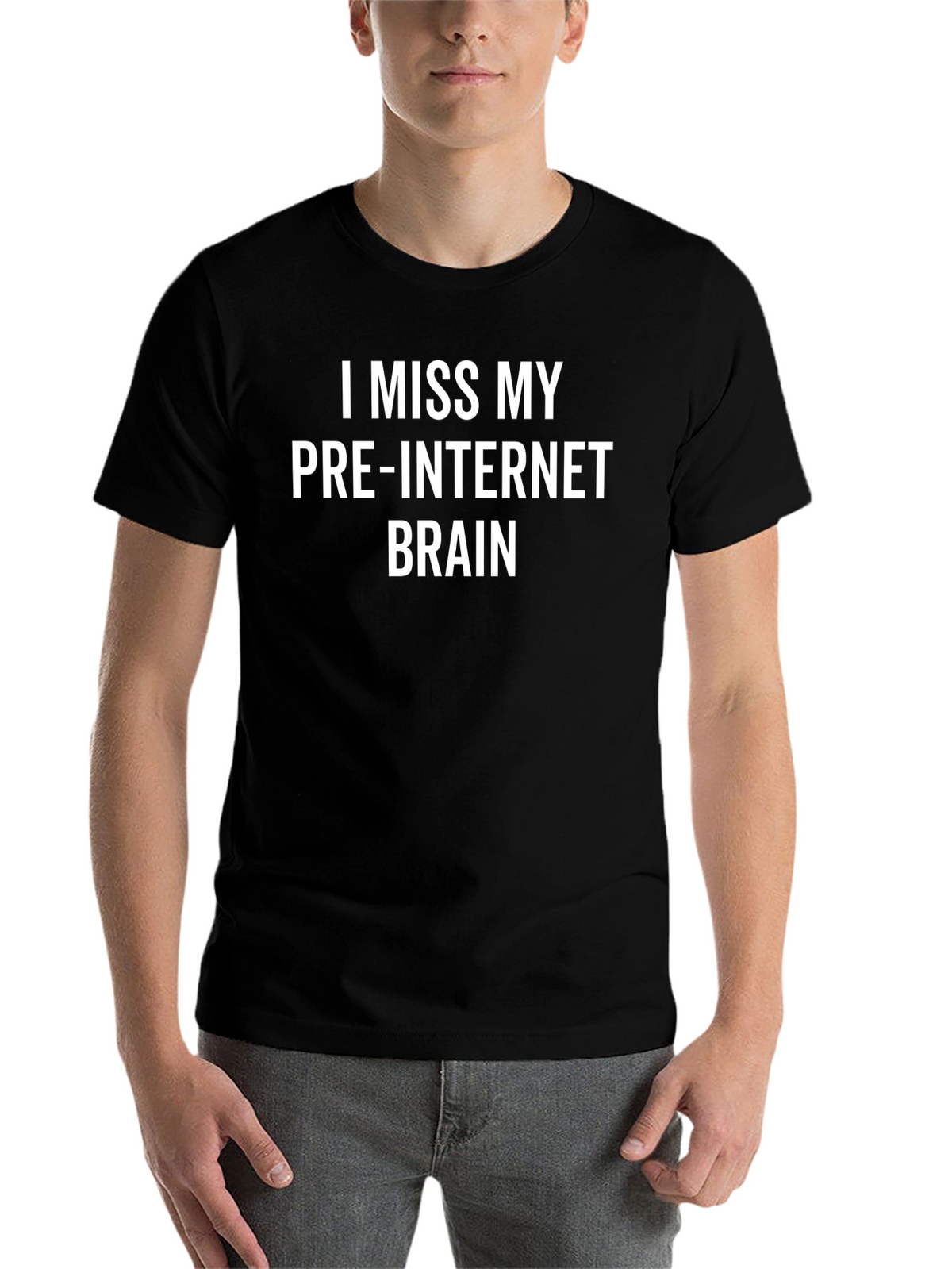 I Miss My Pre-Internet Brain Graphic T-Shirt