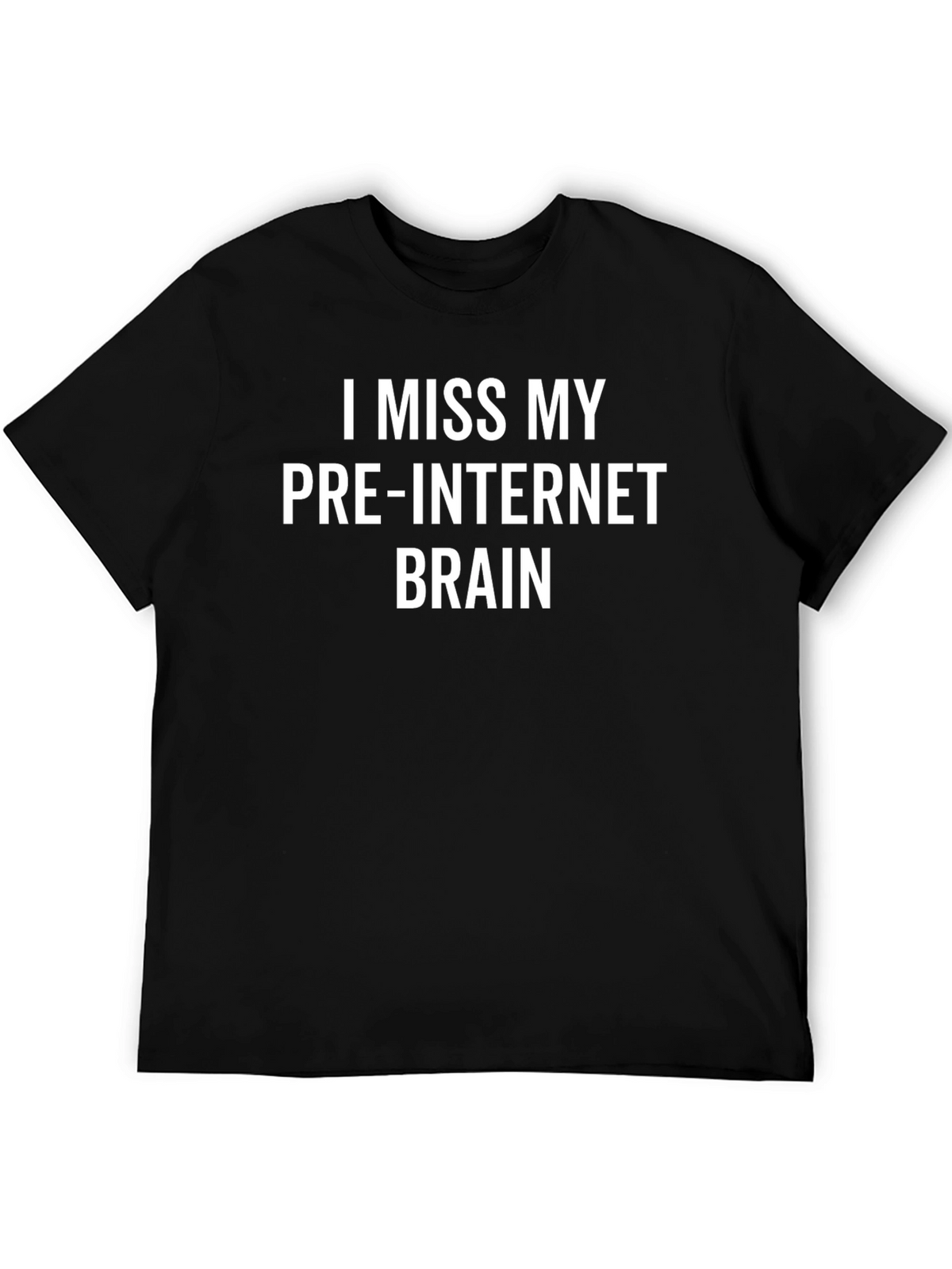 I Miss My Pre-Internet Brain Graphic T-Shirt