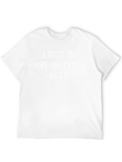 I Miss My Pre-Internet Brain Graphic T-Shirt