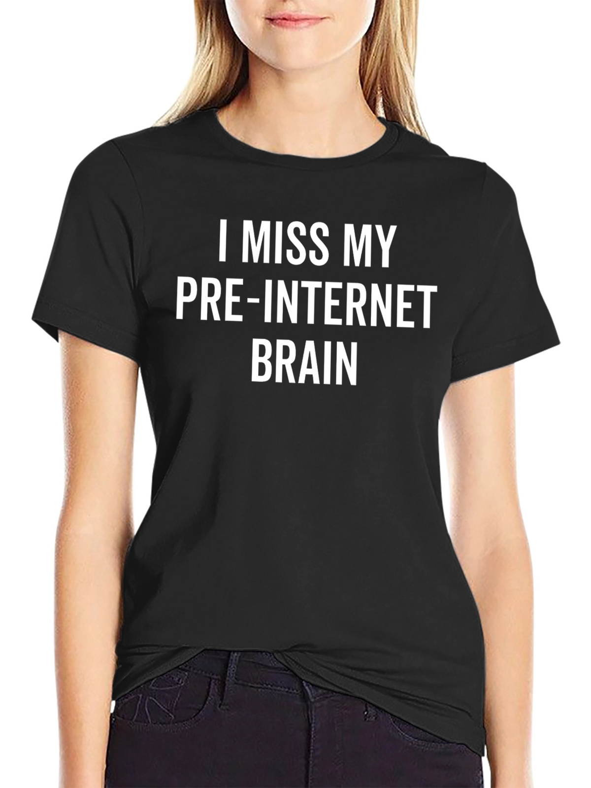 I Miss My Pre-Internet Brain Graphic T-Shirt