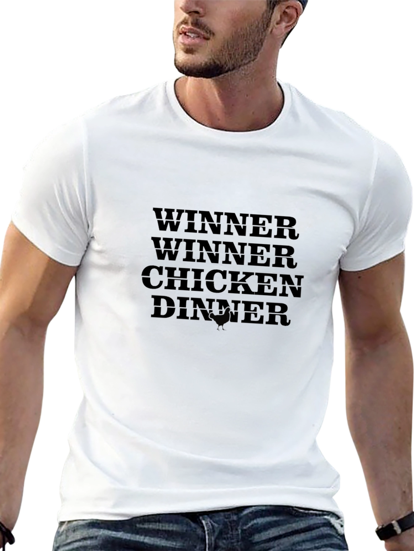 Winner Winner Chicken Dinner Black T-Shirt