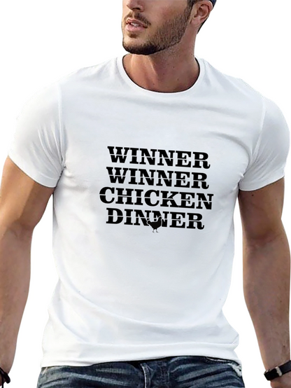 Winner Winner Chicken Dinner Black T-Shirt
