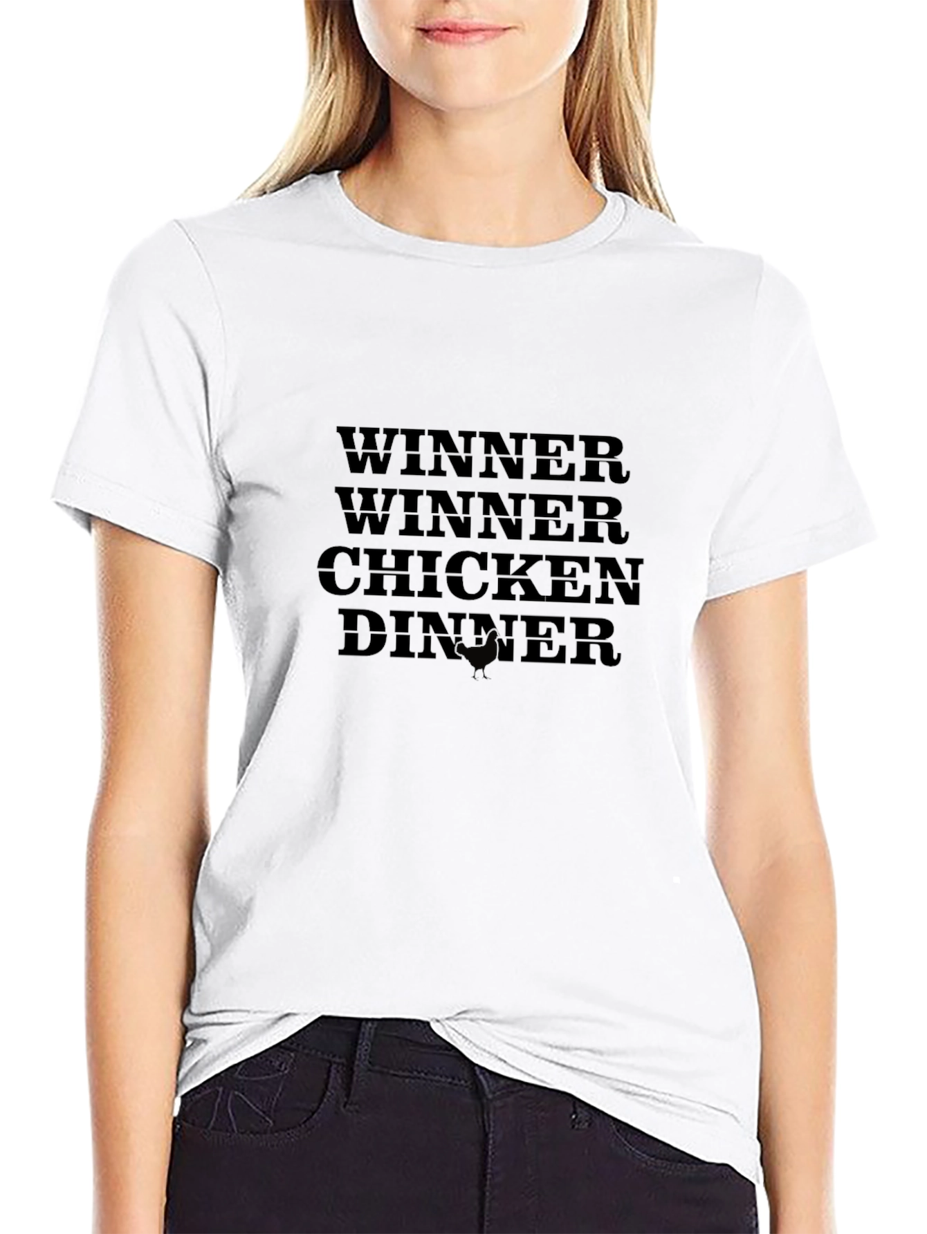 Winner Winner Chicken Dinner Black T-Shirt