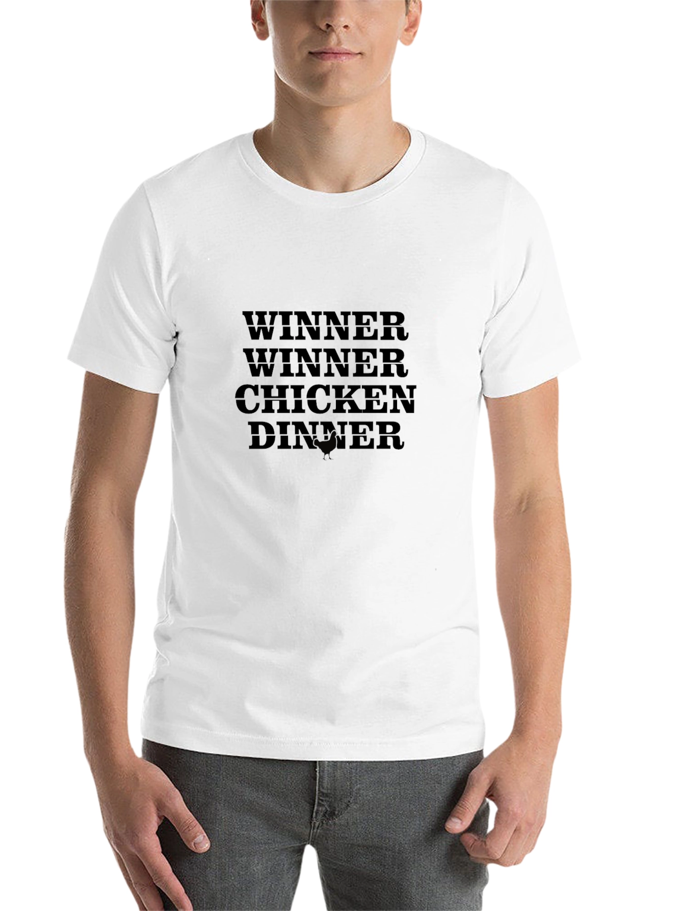 Winner Winner Chicken Dinner Black T-Shirt