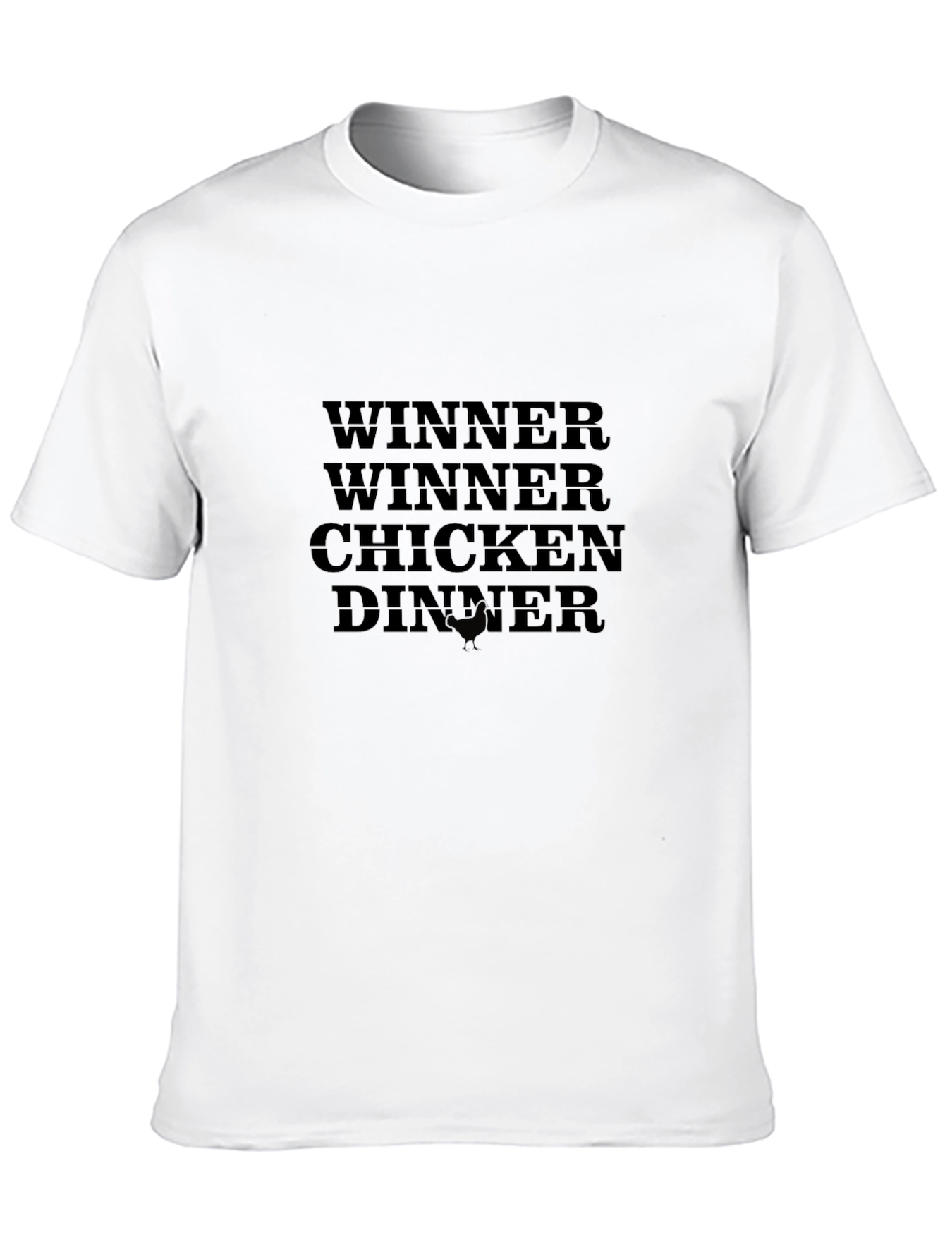 Winner Winner Chicken Dinner Black T-Shirt