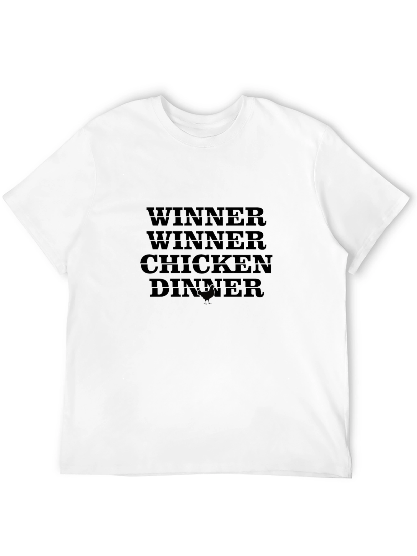 Winner Winner Chicken Dinner Black T-Shirt