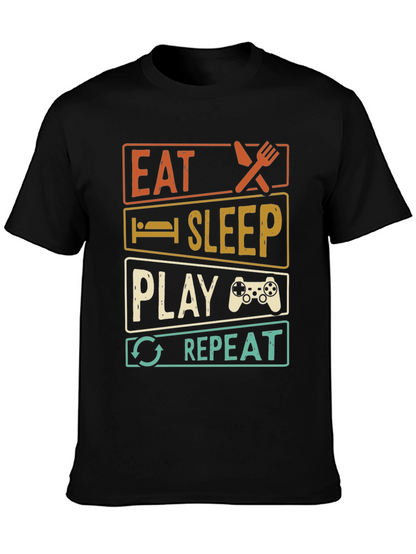 Eat Sleep Play Repeat Gamer T-Shirt