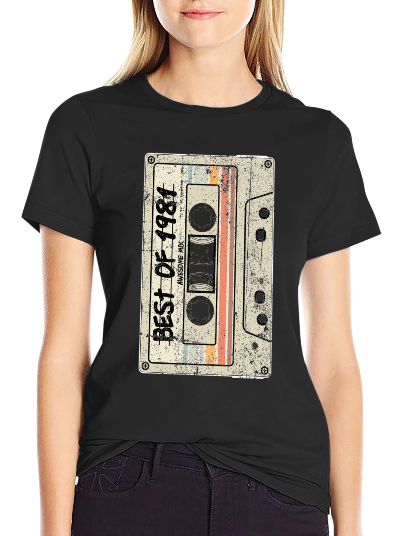 Best of 1981 Cassette Tape Graphic T-Shirt