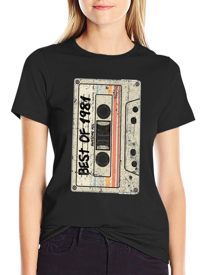 Best of 1981 Cassette Tape Graphic T-Shirt
