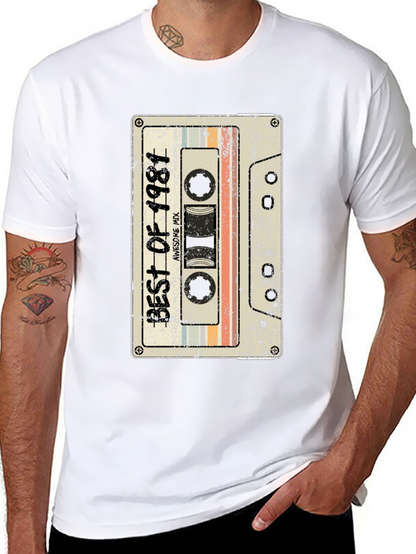 Best of 1981 Cassette Tape Graphic T-Shirt