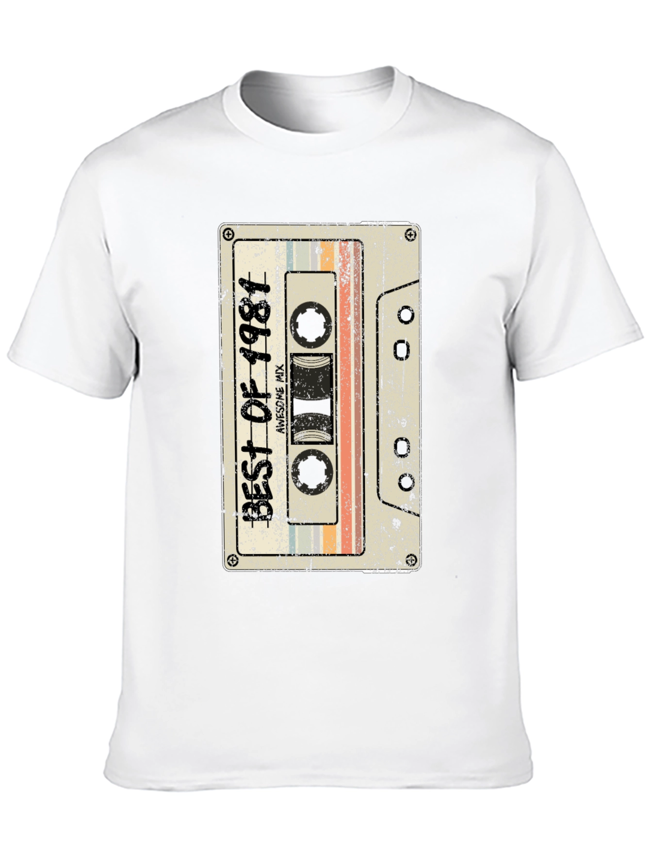 Best of 1981 Cassette Tape Graphic T-Shirt