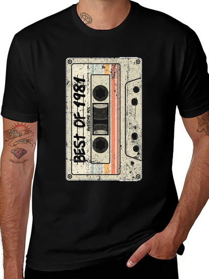 Best of 1981 Cassette Tape Graphic T-Shirt