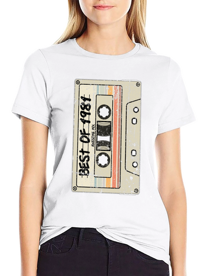 Best of 1981 Cassette Tape Graphic T-Shirt