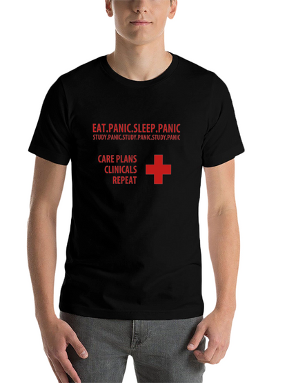 Nurse Life T-Shirt - Eat Panic Sleep Repeat
