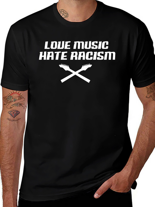Love Music Hate Racism Graphic Tee