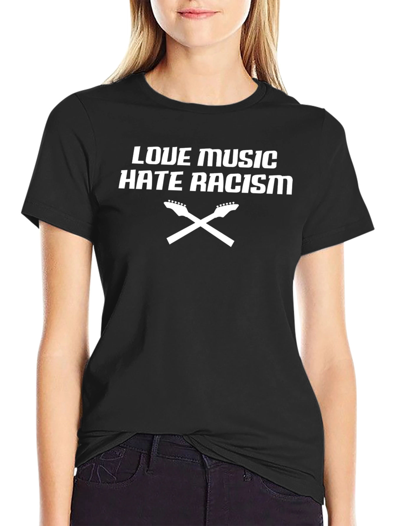 Love Music Hate Racism Graphic Tee