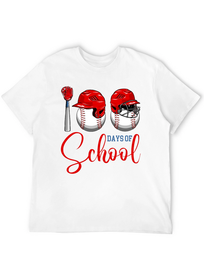 100 Days of School Baseball T-Shirt