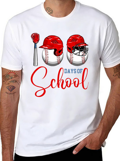 100 Days of School Baseball T-Shirt