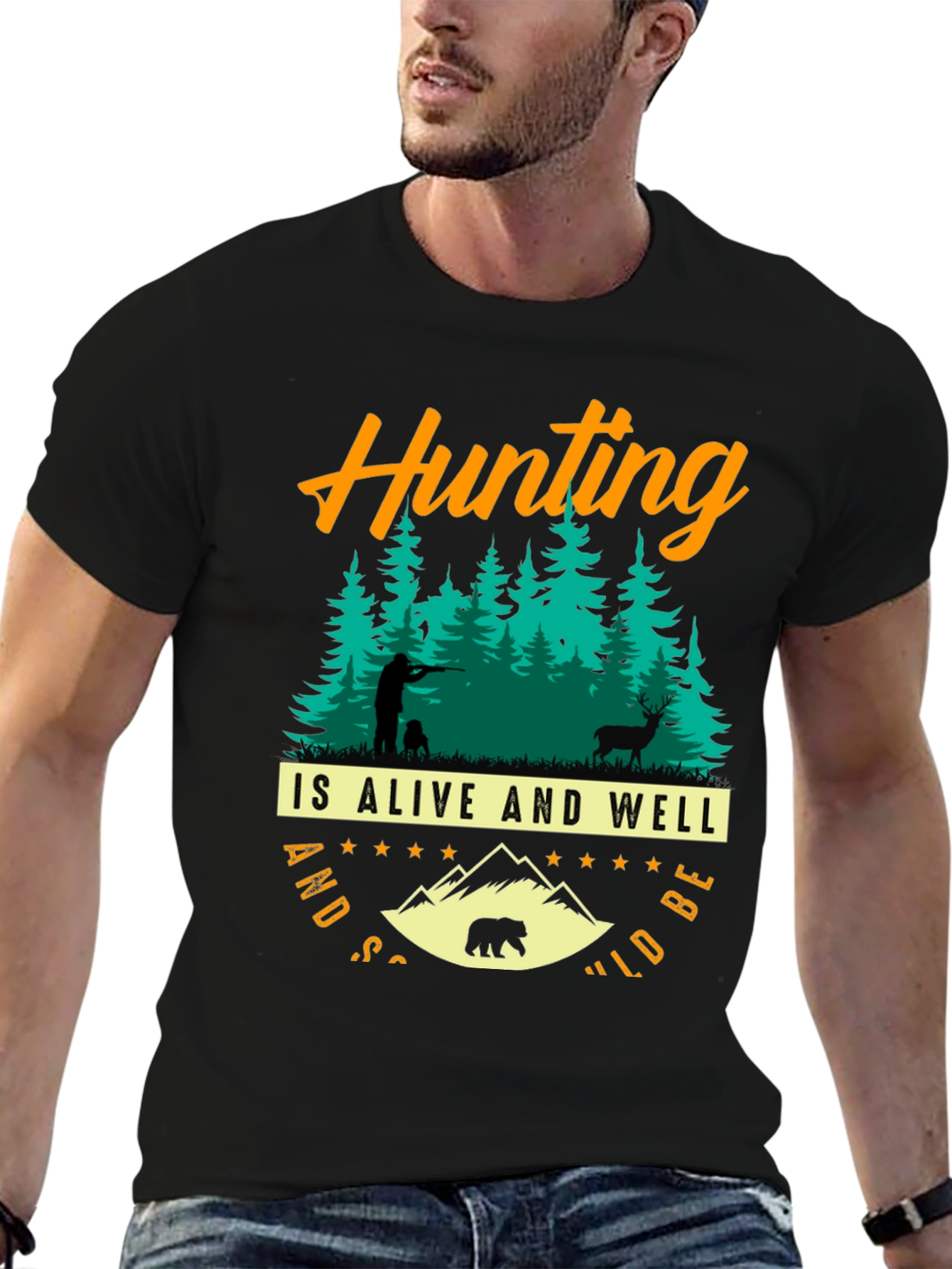 Hunting Bear Wildlife T-Shirt
