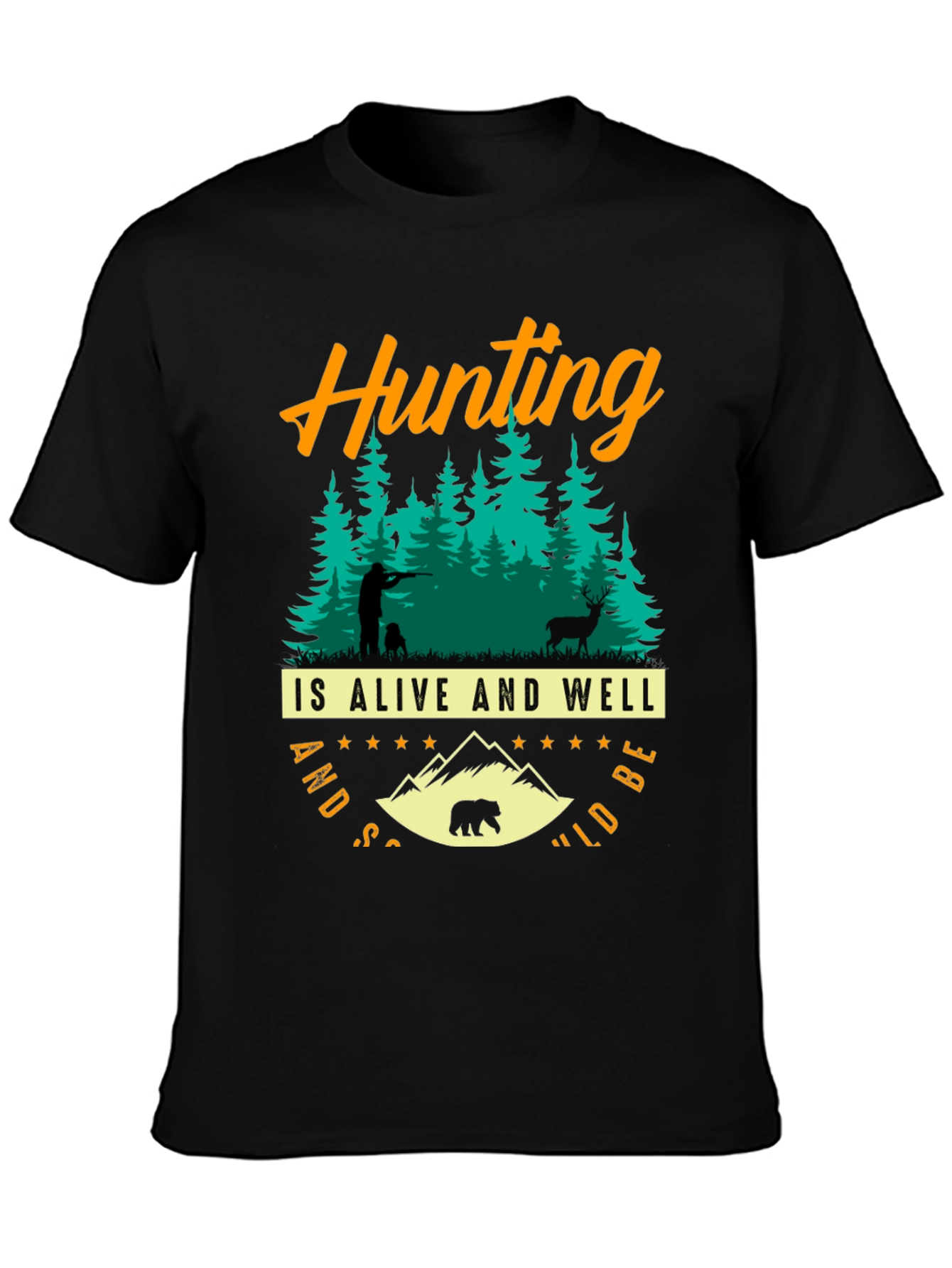 Hunting Bear Wildlife T-Shirt