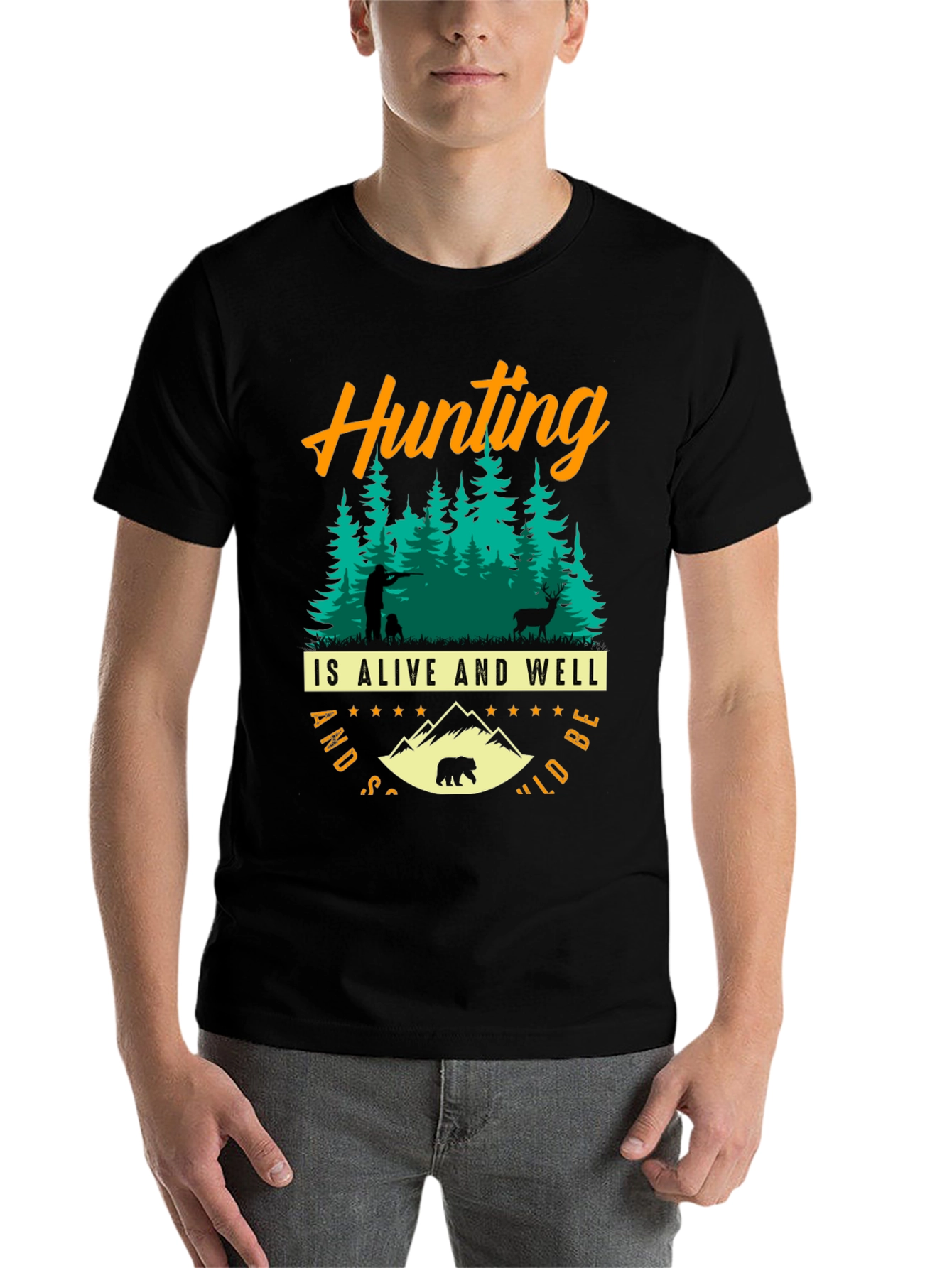 Hunting Bear Wildlife T-Shirt