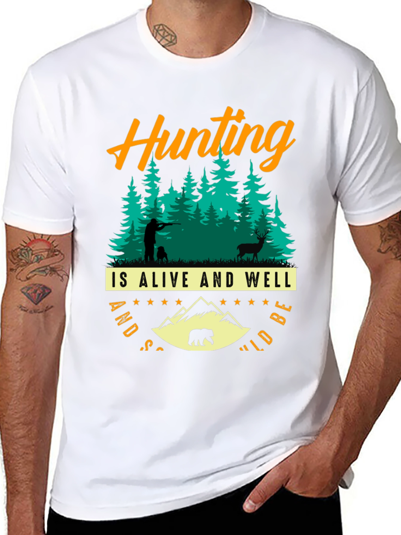 Hunting Bear Wildlife T-Shirt