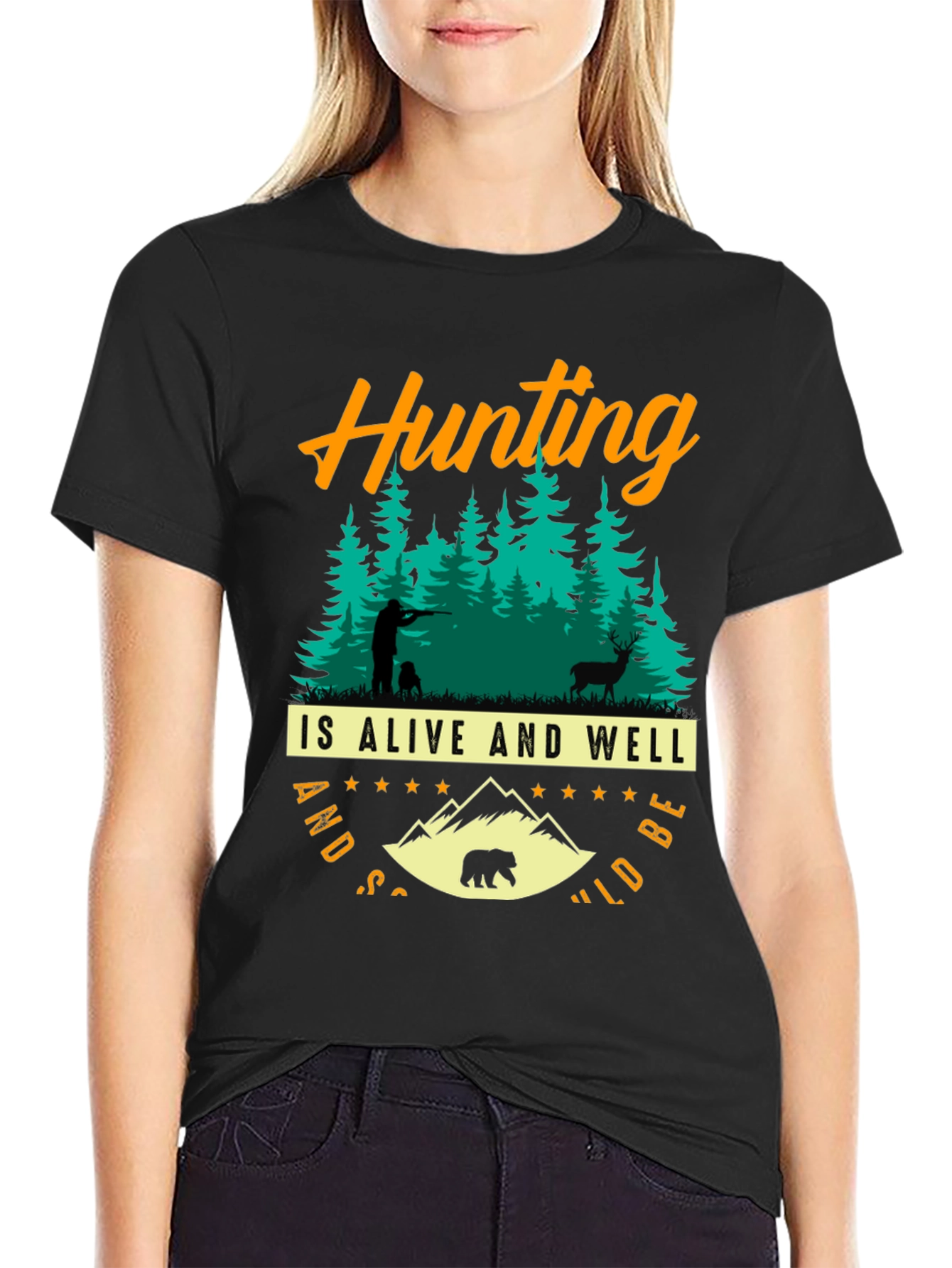 Hunting Bear Wildlife T-Shirt