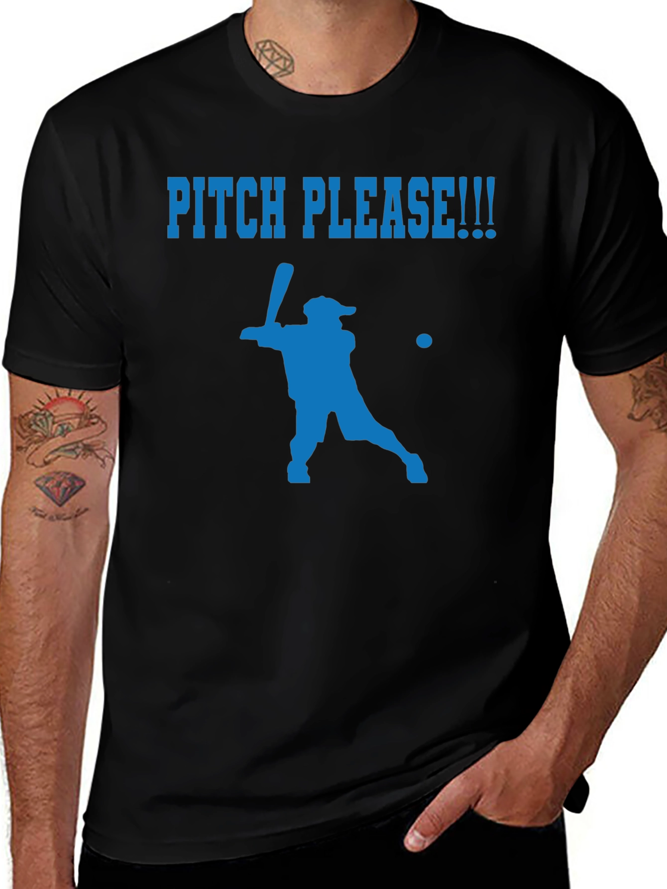 Pitch Please Baseball T-Shirt