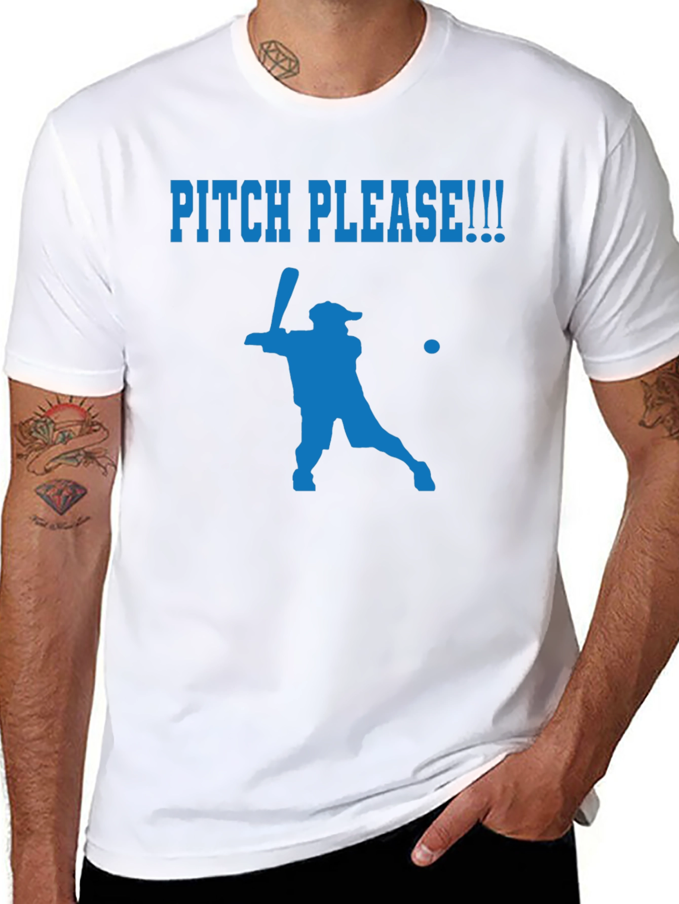 Pitch Please Baseball T-Shirt