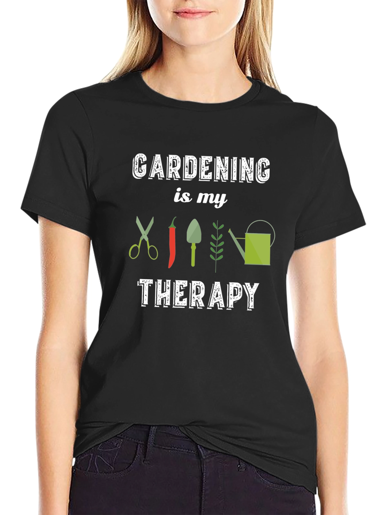 Gardening is My Therapy Graphic Tee