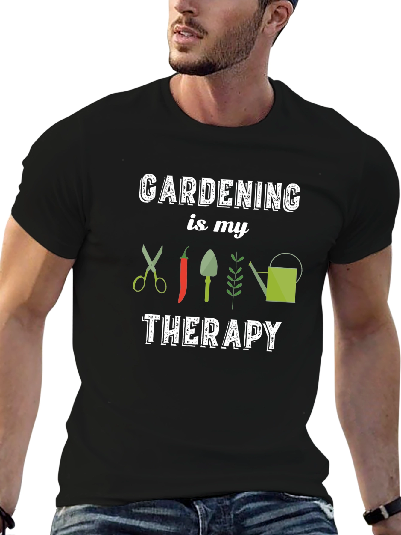 Gardening is My Therapy Graphic Tee