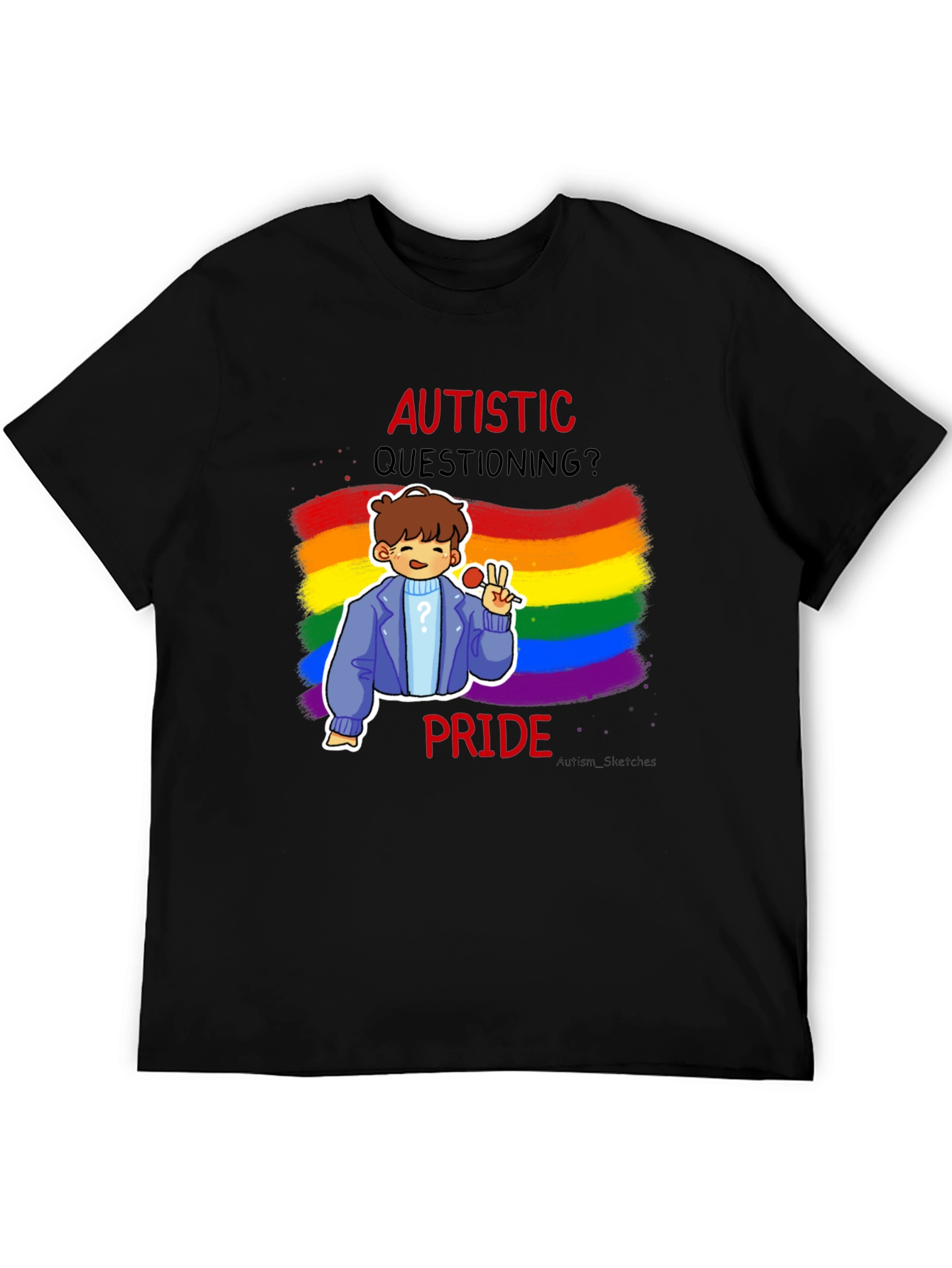 Autistic Questioning Pride T-Shirt