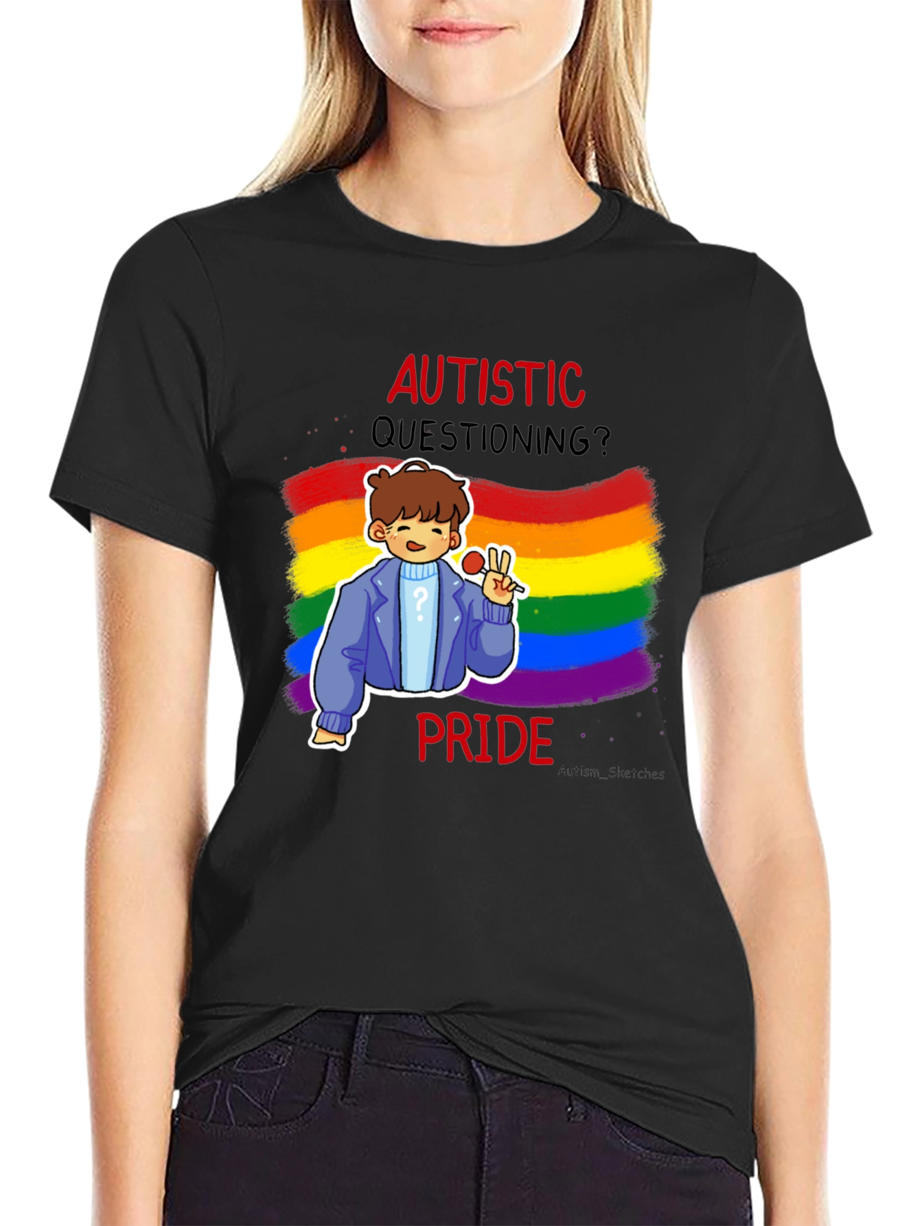 Autistic Questioning Pride T-Shirt