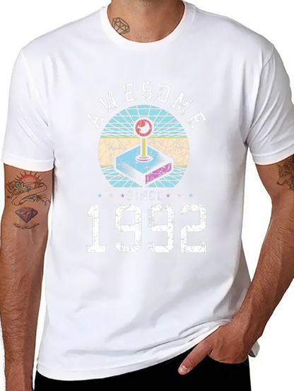 Awesome Since 1992 Retro Gaming T-Shirt