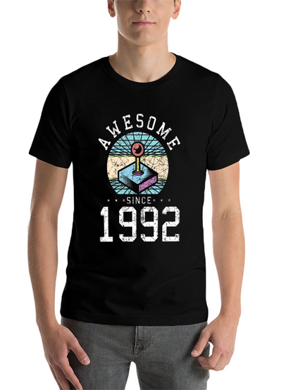 Awesome Since 1992 Retro Gaming T-Shirt