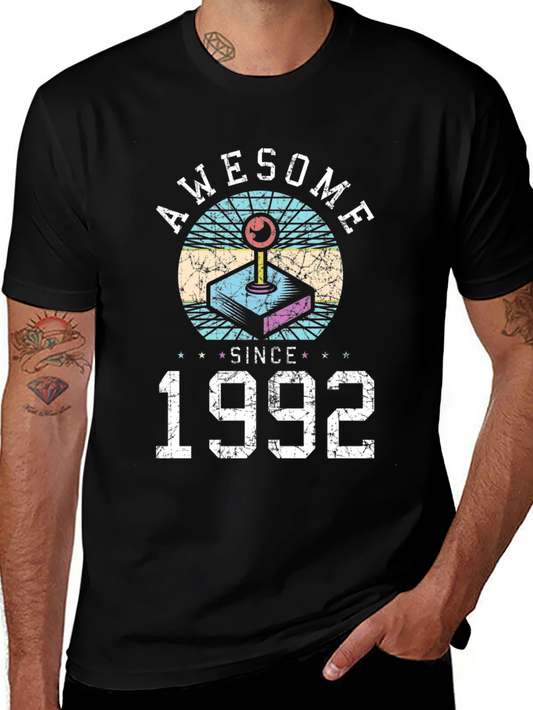 Awesome Since 1992 Retro Gaming T-Shirt