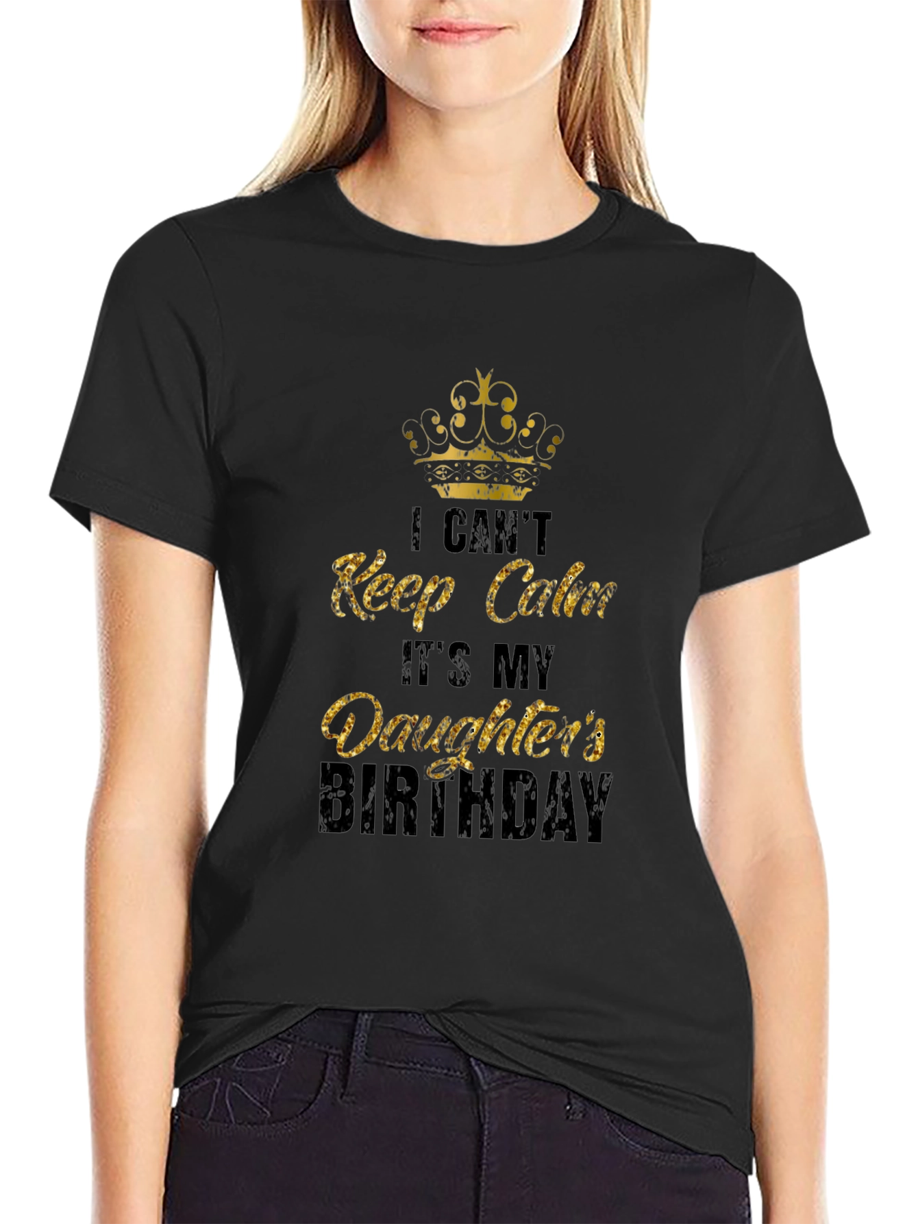 Daughters Birthday T-Shirt: I Cant Keep Calm Dad Tee