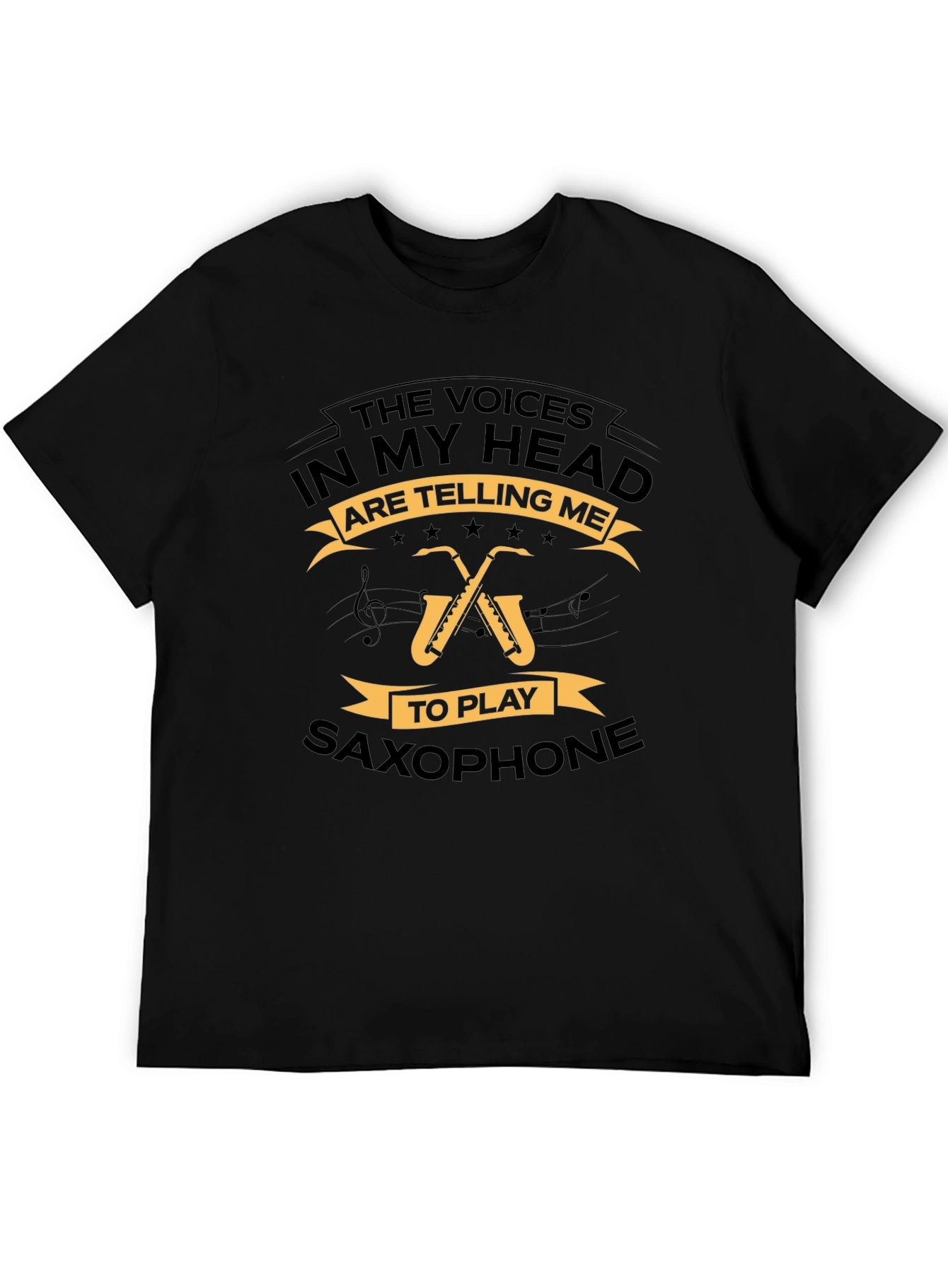 Saxophone T-Shirt - The Voices In My Head