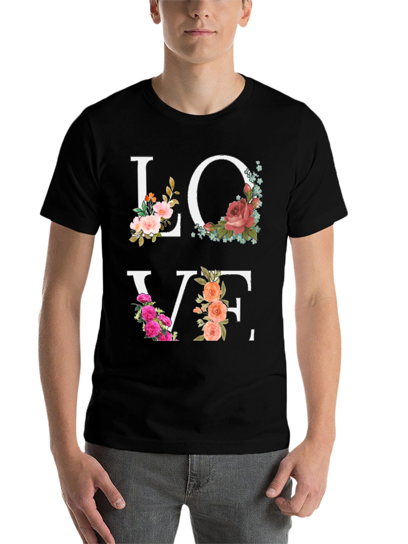 Floral Love Graphic T-Shirt