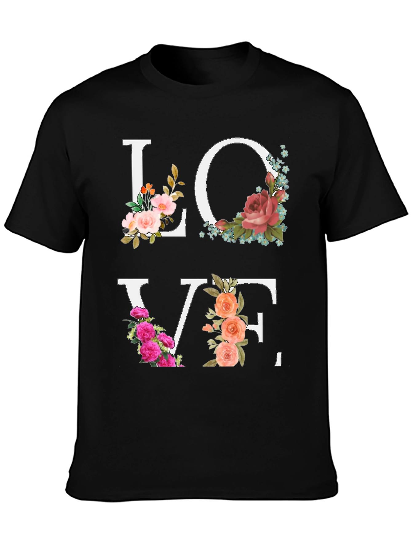 Floral Love Graphic T-Shirt