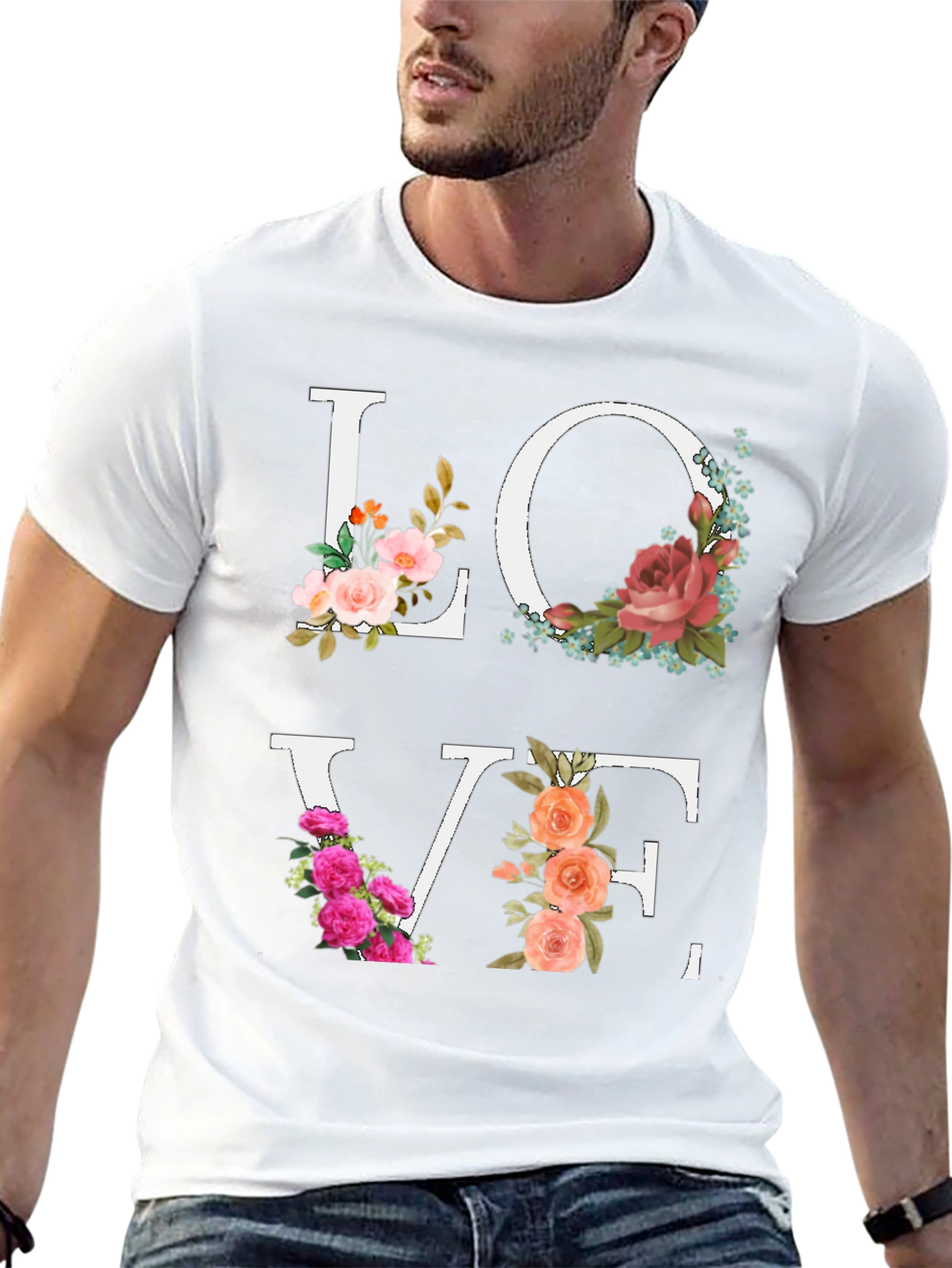 Floral Love Graphic T-Shirt