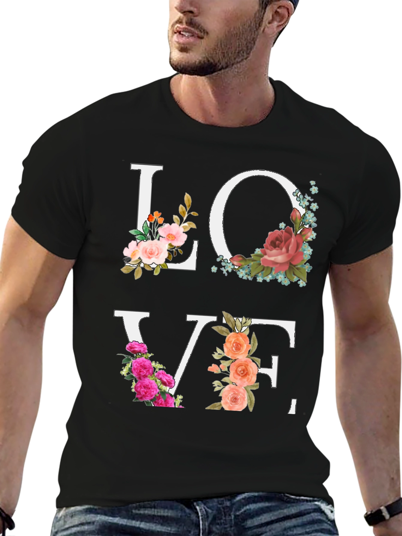 Floral Love Graphic T-Shirt
