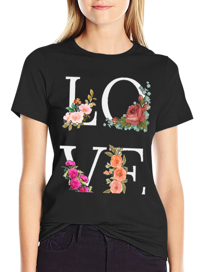 Floral Love Graphic T-Shirt