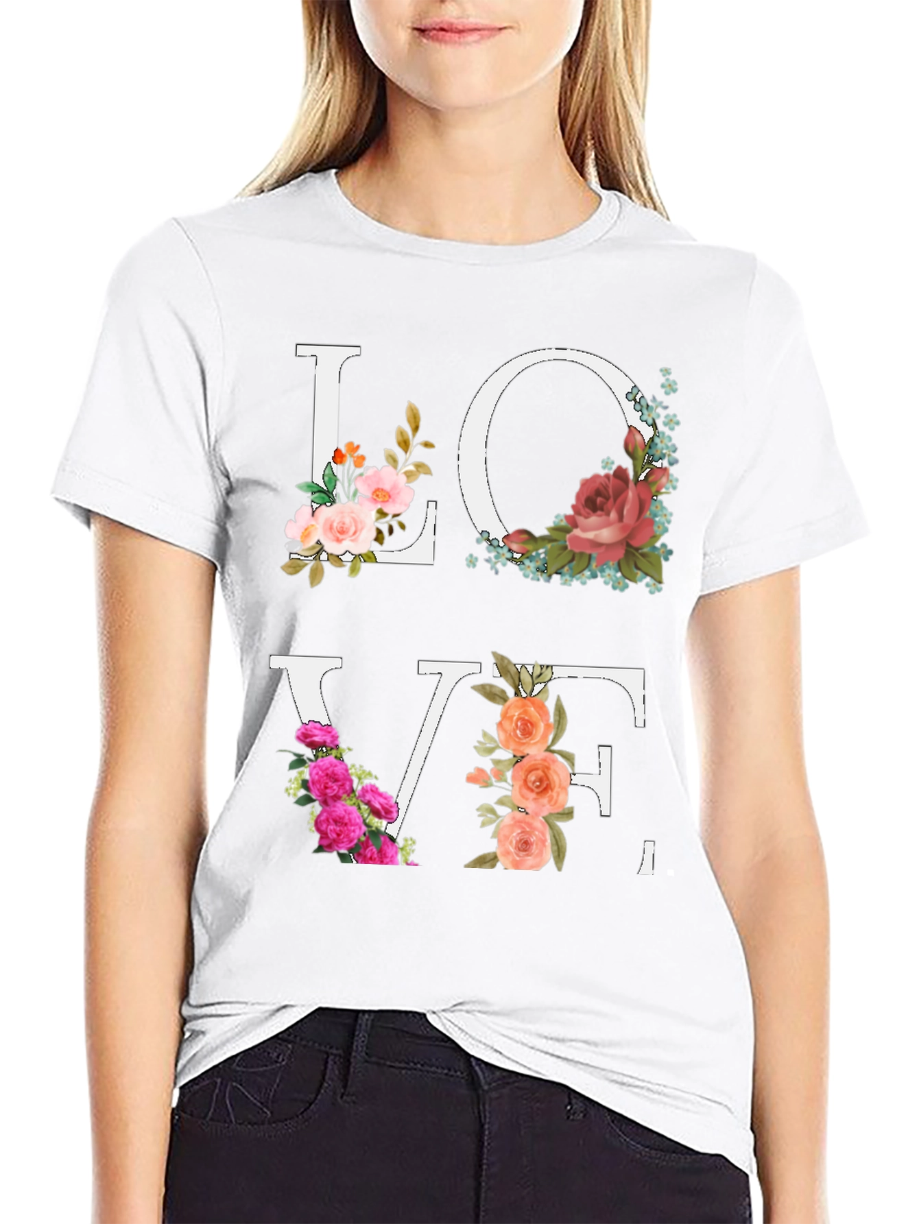 Floral Love Graphic T-Shirt